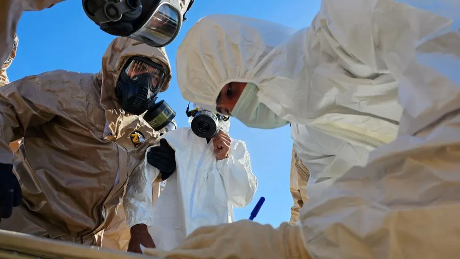 Coyote Biohazard Cleanup Solutions technicians